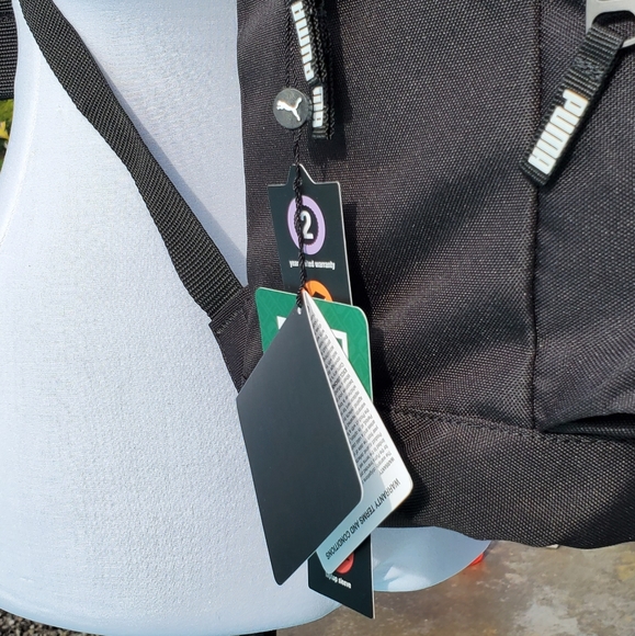 Puma 18.5" Sidelines Backpack - Black/White - Picture 13 of 17